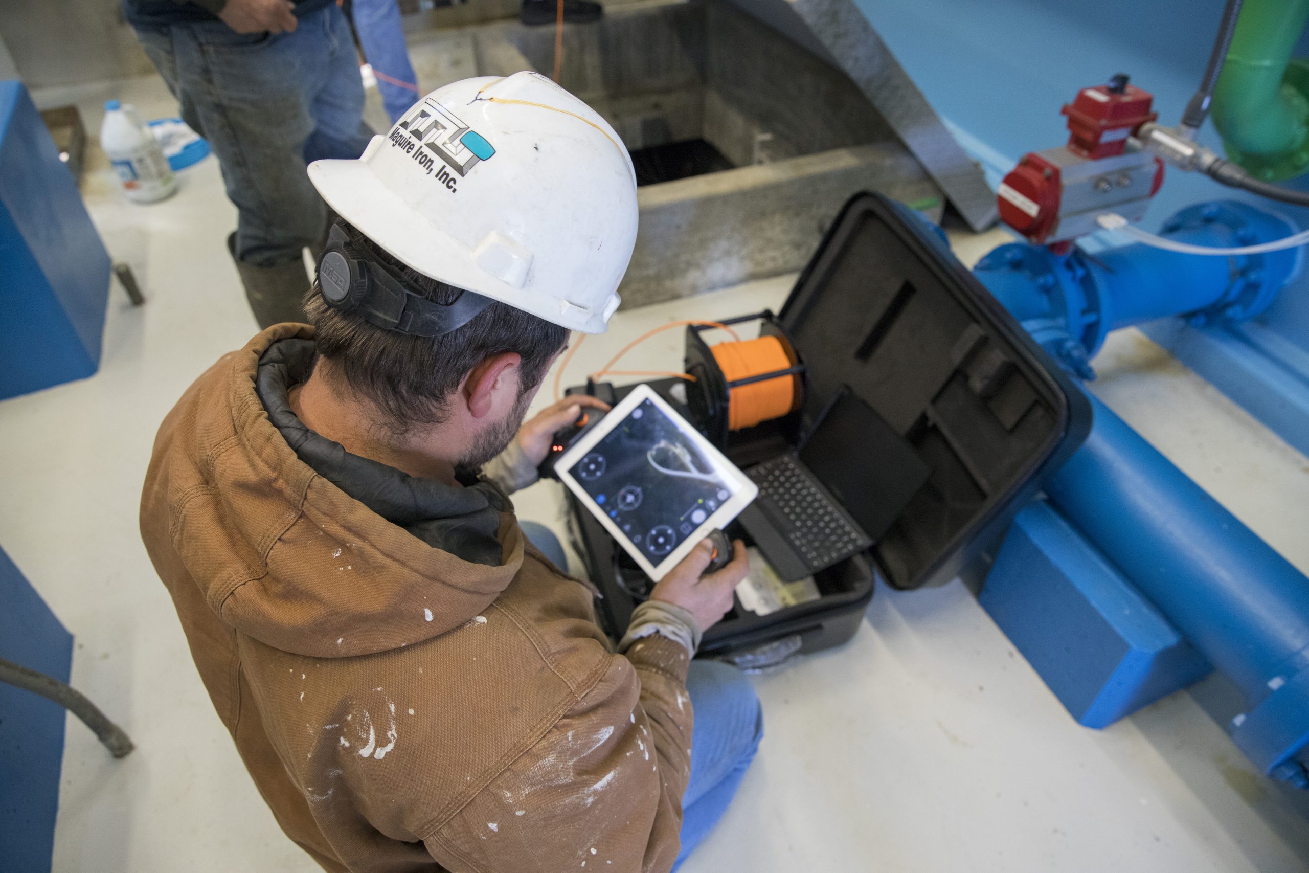 Remote Operated Vehicle Water Tank Interior Inspection