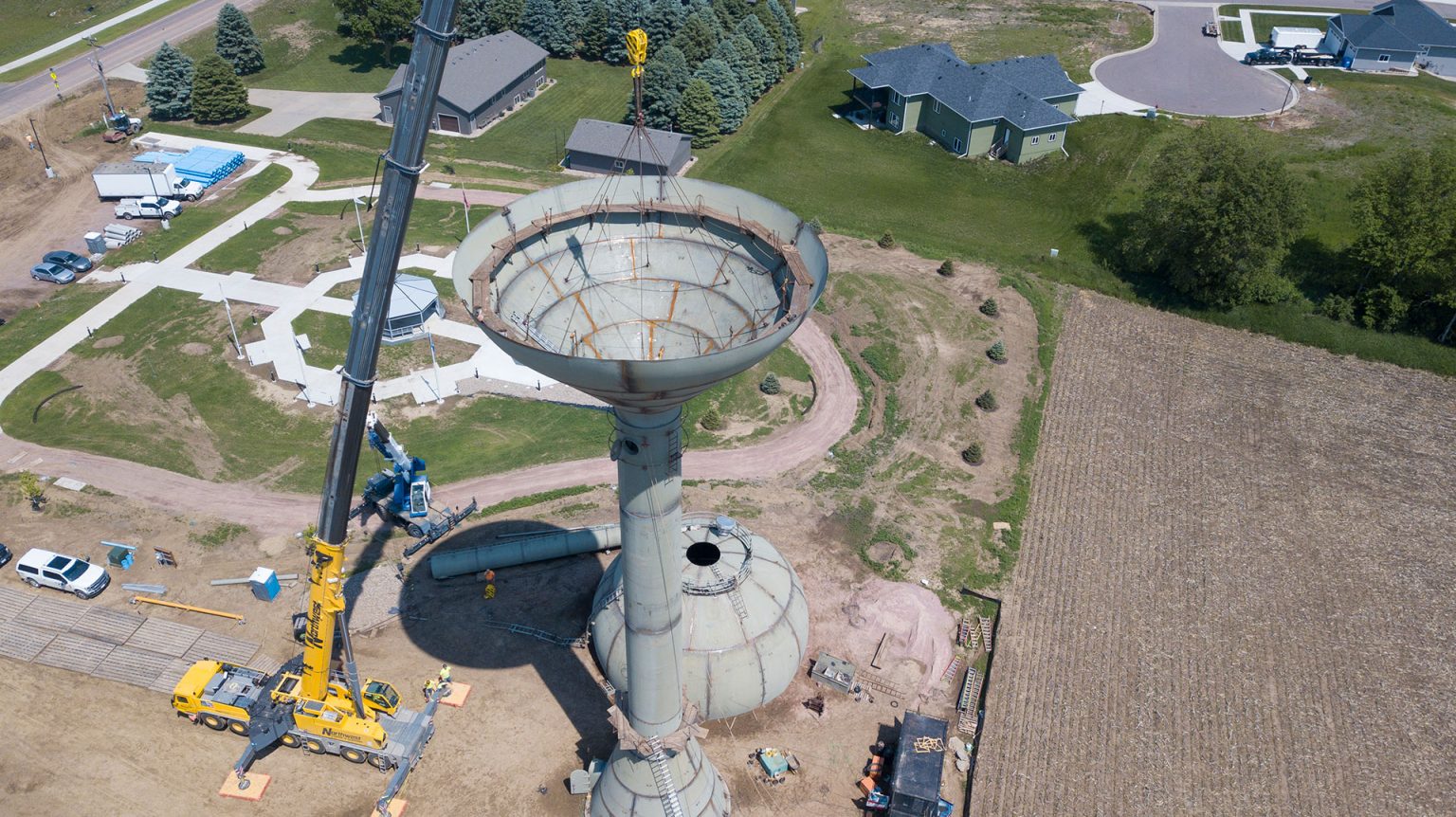 Crooks, SD Water Tower Construction